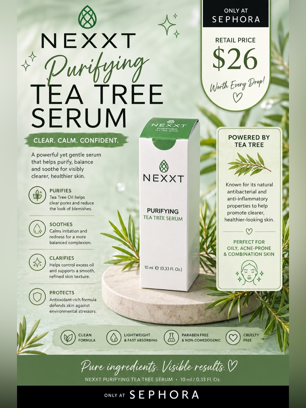 Nexxt Purifying Tea Tree Serum
